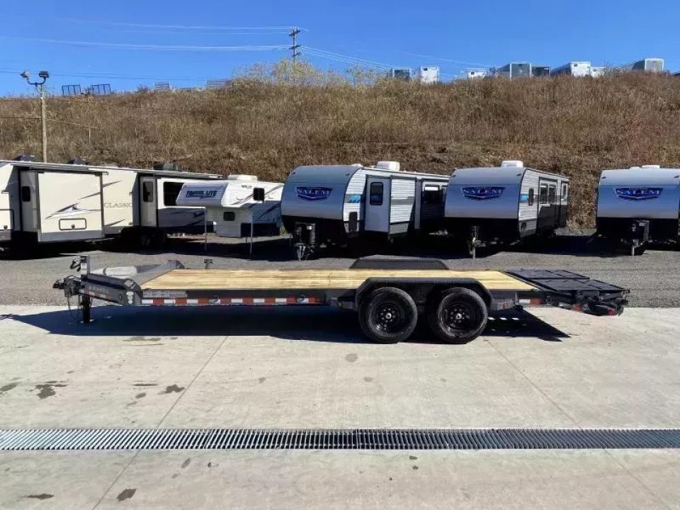 New 2026 Iron Bull Equipment Trailer 14000 GVW 7x18 14000# GVW Equipment Trailer EWB8318072-FWR