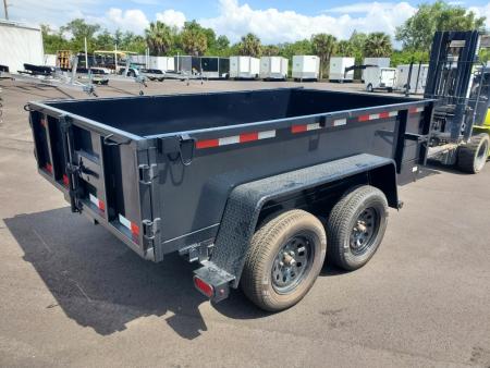 New 2026 Down 2 Earth Trailers 6X10 TA 7000 LB GVWR Dump Trailer