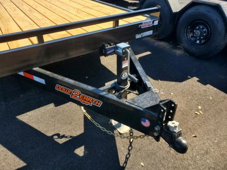 New 2026 Down 2 Earth Trailers 7X24 10K Equipment Trailer WITH STAND UP RAMPS