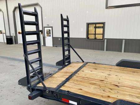 New 2026 Iron Bull Equipment Trailer 14000 GVW 7x18 14000# GVW Equipment Trailer EWB8318072-EQ