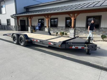 New 2026 Iron Bull Equipment Trailer 14000 GVW 7x22' 14000# GVW Tilt Equipment Trailer TWB8322072