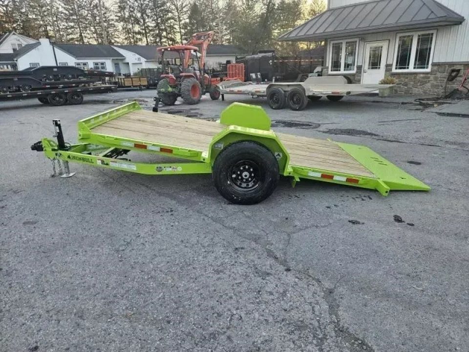 New 2026 Iron Bull Equipment Trailer 7x12' Gravity Tilt Equipment Trailer 7000# GVW  TSB8012071