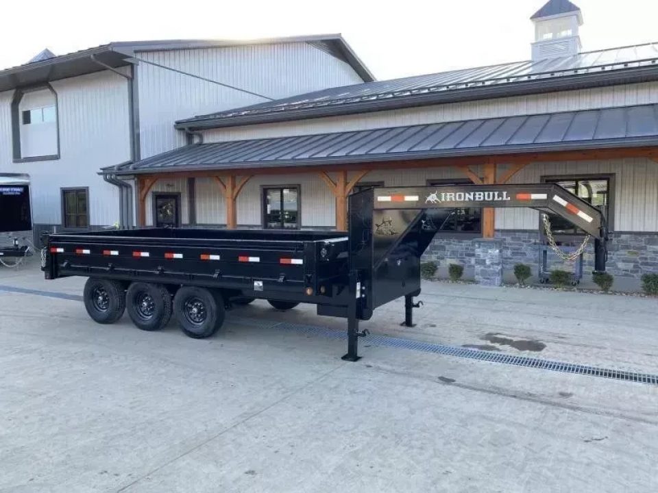 New 2026 Iron Bull Dump Trailers 8x16' 21000# GVW GN Dump Trailer DDG9616073