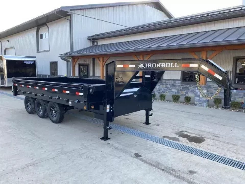 New 2026 Iron Bull Dump Trailers 8x16' 21000# GVW GN Dump Trailer DDG9616073