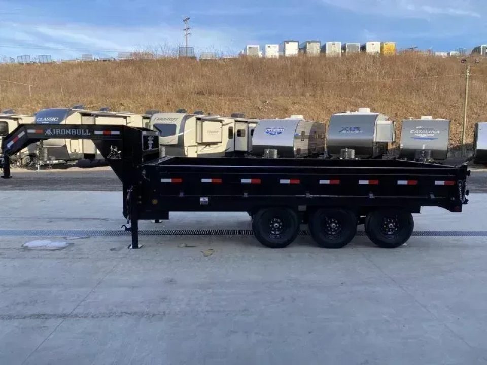 New 2026 Iron Bull Dump Trailers 8x16' 21000# GVW GN Dump Trailer DDG9616073