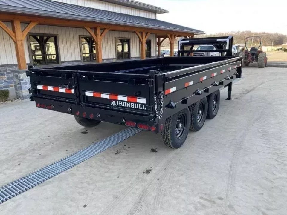 New 2026 Iron Bull Dump Trailers 8x16' 21000# GVW GN Dump Trailer DDG9616073