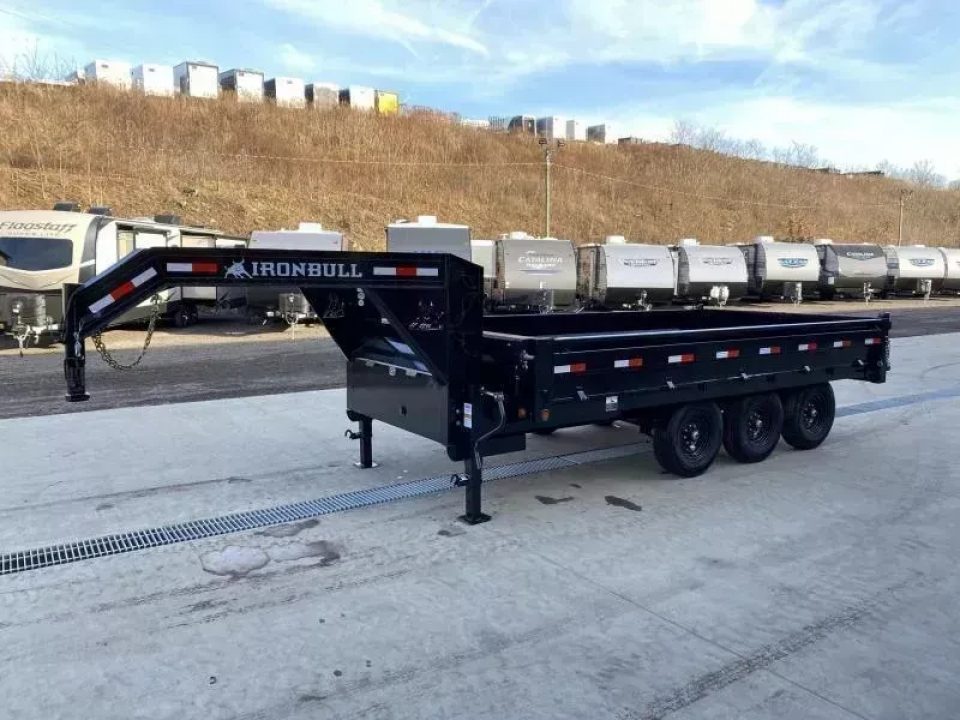 New 2026 Iron Bull Dump Trailers 8x16' 21000# GVW GN Dump Trailer DDG9616073