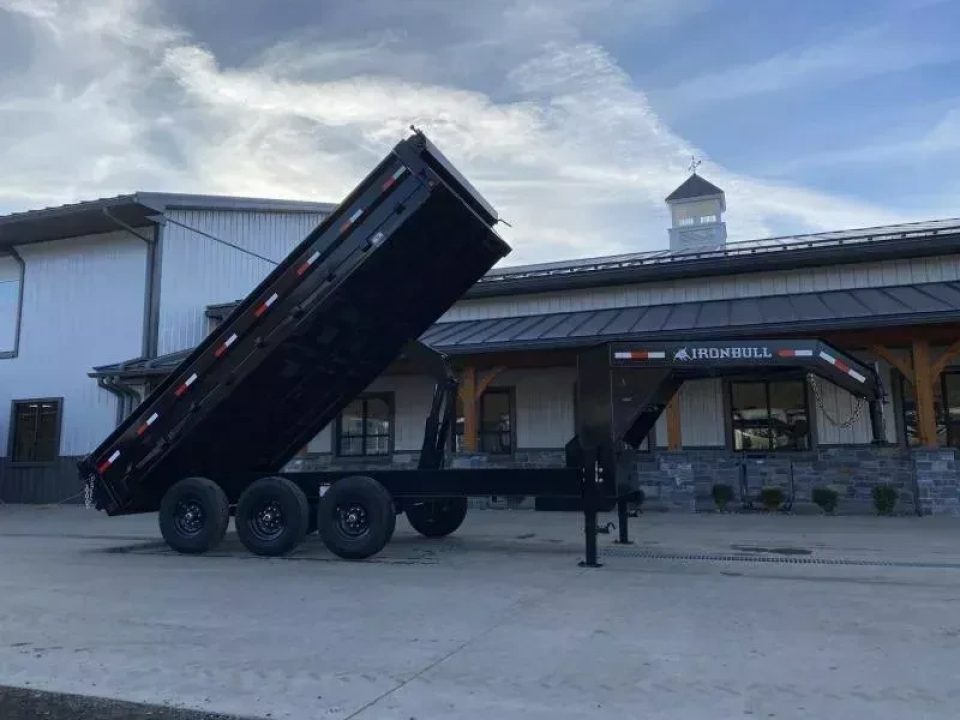 New 2026 Iron Bull Dump Trailers 8x16' 21000# GVW GN Dump Trailer DDG9616073