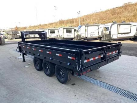 New 2026 Iron Bull Dump Trailers 8x16' 21000# GVW GN Dump Trailer DDG9616073