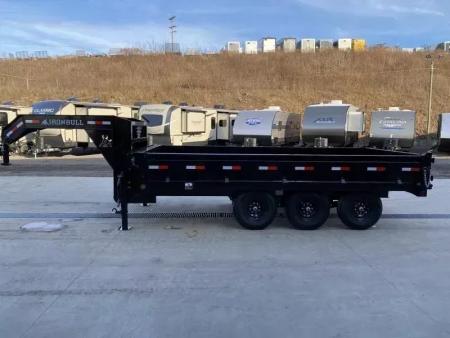 New 2026 Iron Bull Dump Trailers 8x16' 21000# GVW GN Dump Trailer DDG9616073