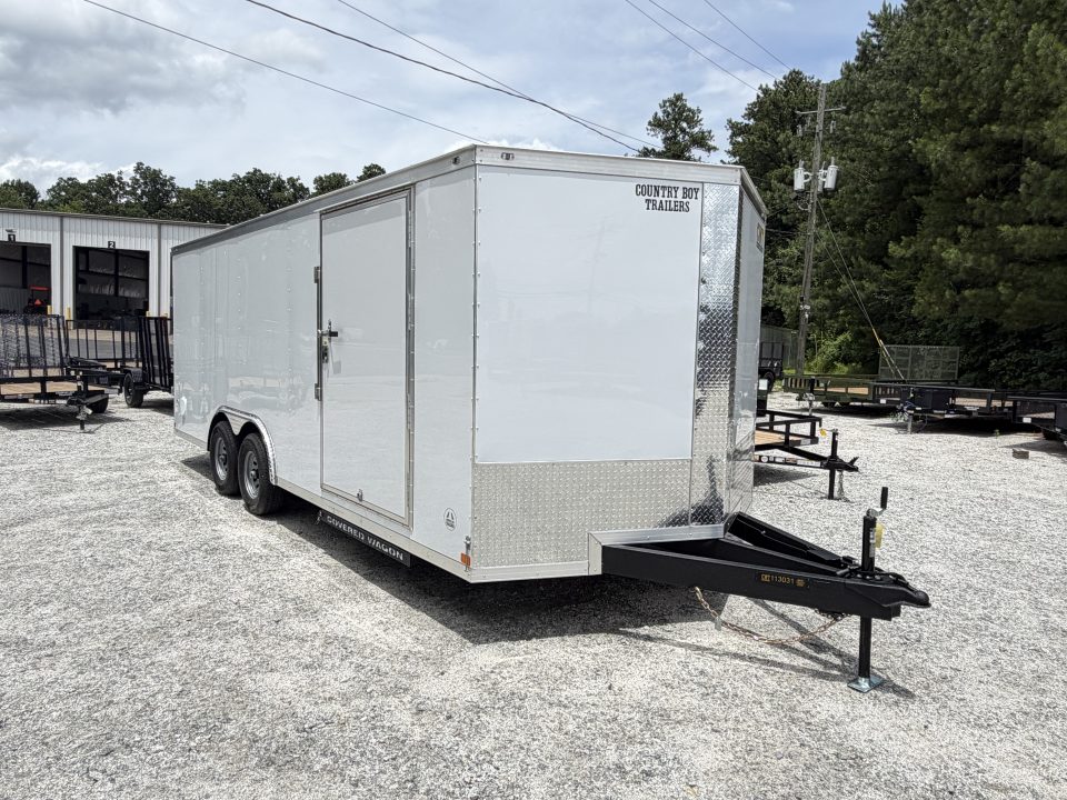 New 2026 Covered Wagon 8.5' x 20' Enclosed, 5200 lb. Axles