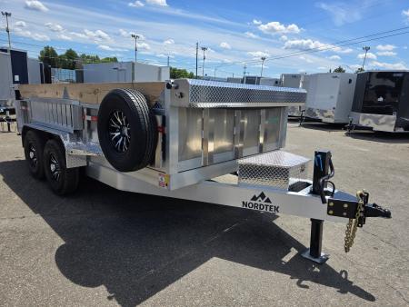 New 2026 Nordtek 82X14 14K - ALUMINUM Dump Trailer