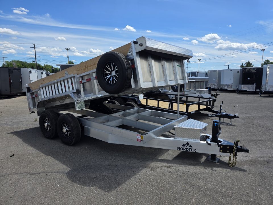 New 2026 Nordtek 82X14 14K - ALUMINUM Dump Trailer