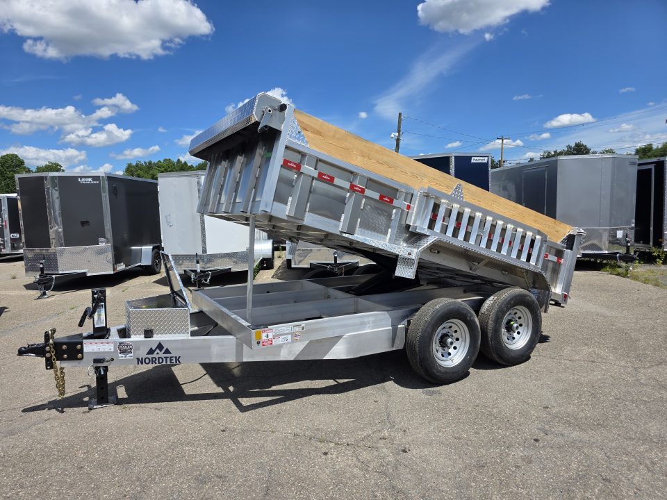 New 2026 Nordtek 82X12 14K - ALUMINUM Dump Trailer