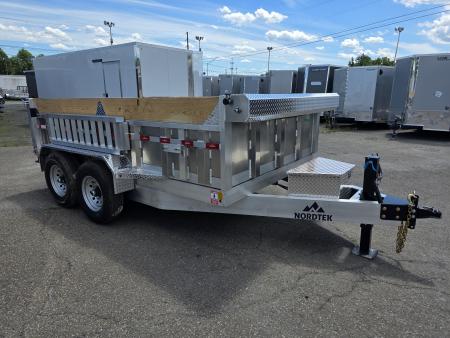 New 2026 Nordtek 82X12 14K - ALUMINUM Dump Trailer