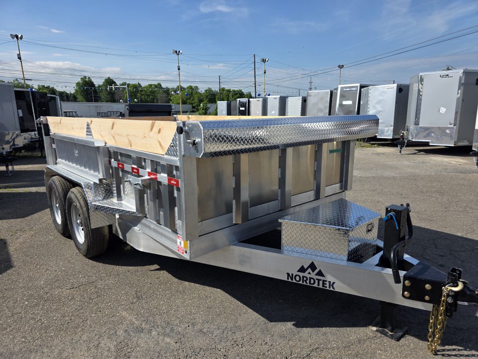 New 2026 Nordtek 82X12 14K - ALUMINUM Dump Trailer