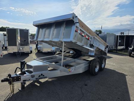 New 2026 Nordtek 82X12 14K - ALUMINUM Dump Trailer