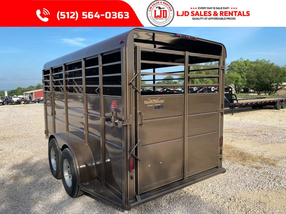 New 2026 Calico - 3 Horse Slant Trailer 6'W x 16' L x6'6"Tall - Mats