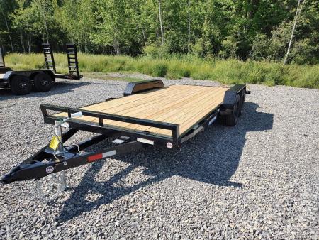 New 2027 Sure-Trac 7'x18' C-CHANNEL CAR TRAILER 7K