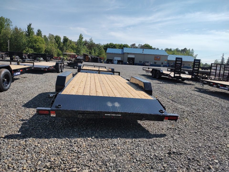 New 2026 Sure-Trac 7'x18' C-CHANNEL CAR TRAILER 7K Car Hauler