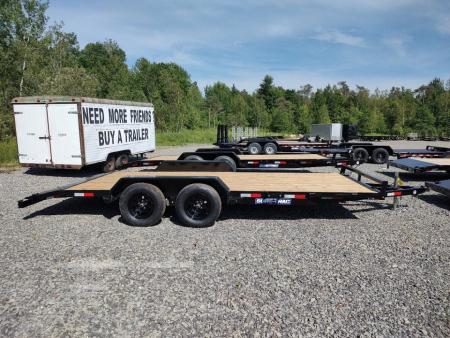 New 2026 Sure-Trac 7'x18' C-CHANNEL CAR TRAILER 7K Car Hauler