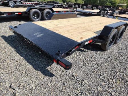 New 2026 Sure-Trac 7'x18' C-CHANNEL CAR TRAILER 7K Car Hauler