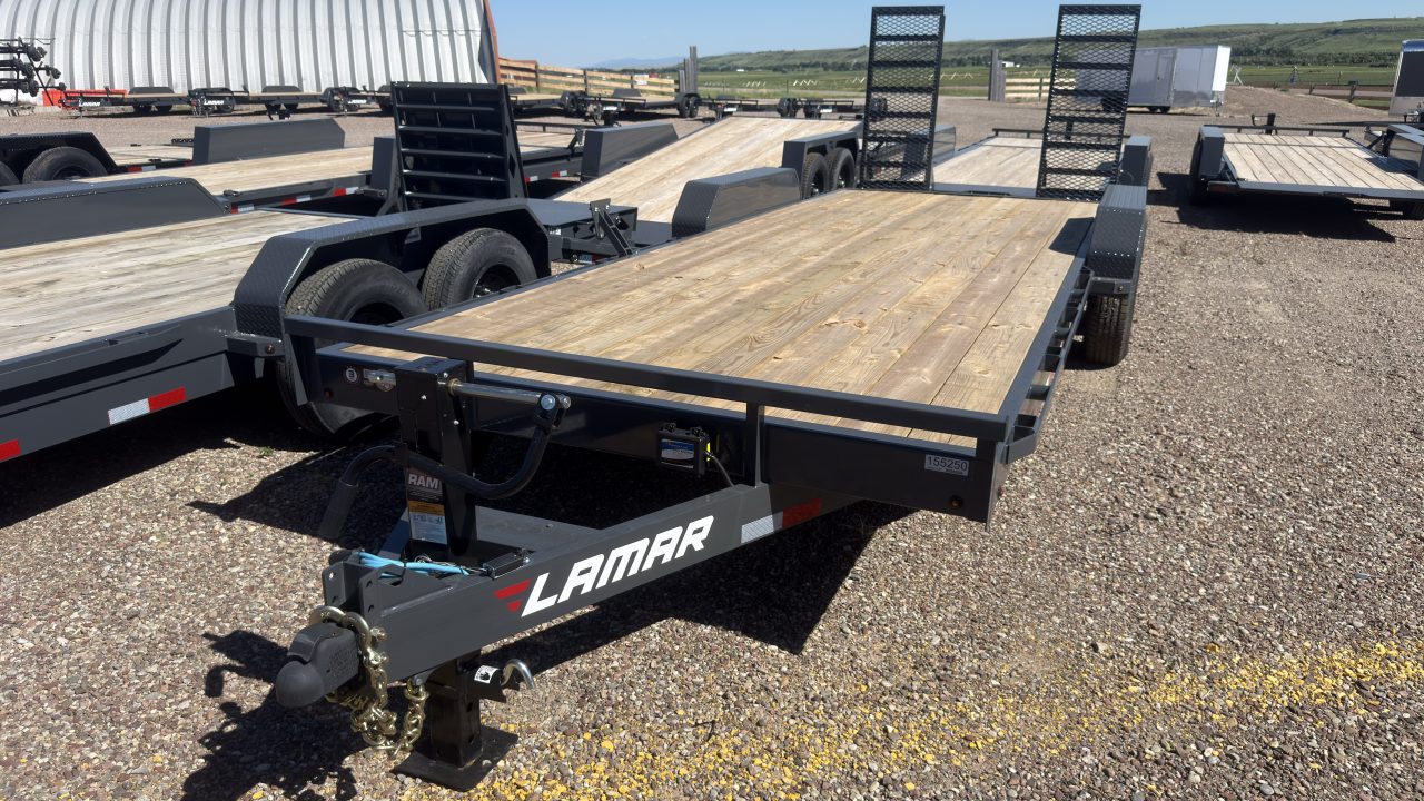 New 2026 Lamar 22' Equipment Trailer 14K