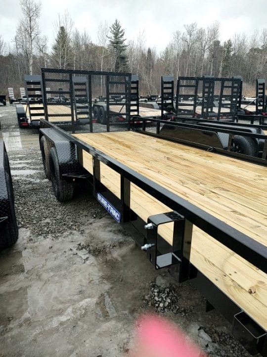 New 2026 Sure-Trac 7X18 TUBE TOP 7K Utility Trailer