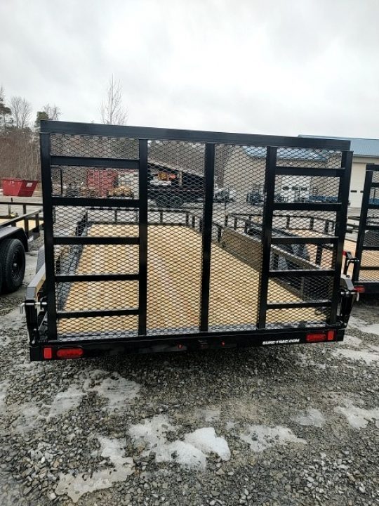 New 2026 Sure-Trac 7X18 TUBE TOP 7K Utility Trailer