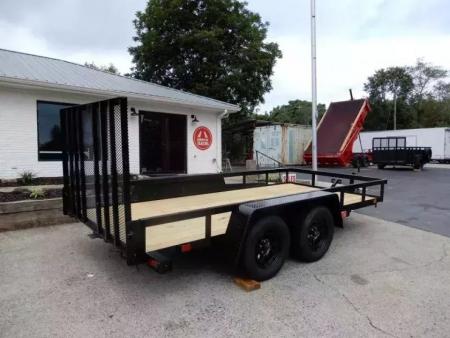 New 2027 Currahee 76'x14' Landscape, Removable Ramp Gate, 14" Sides