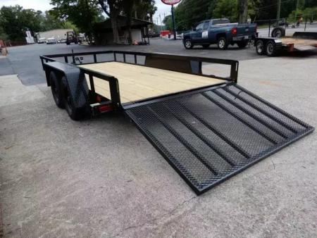 New 2027 Currahee 76'x14' Landscape, Removable Ramp Gate, 14" Sides