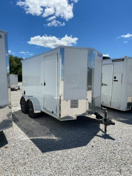 New 2026 Cargo Express 6 x 12 EX DLX Flat Top V-Nose 7K Cargo / Enclosed Trailer