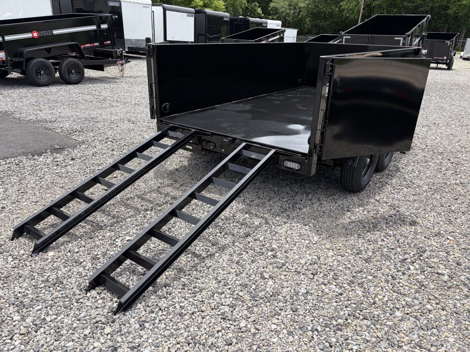 New 2027 U-Dump 6X12 With 31" Sides, Pro-Lite Low-Profile Dump Trailer, 10K GVWR, Tarp & Roller, Slide-Out Ramps