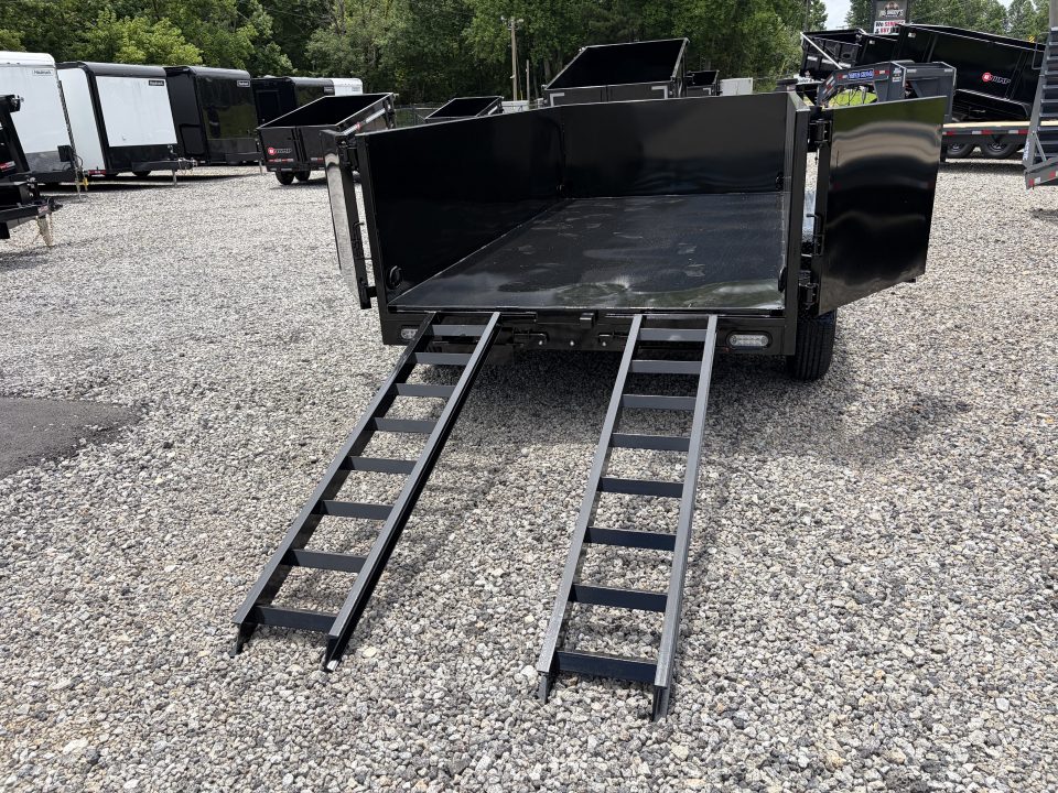 New 2027 U-Dump 6X12 With 31" Sides, Pro-Lite Low-Profile Dump Trailer, 10K GVWR, Tarp & Roller, Slide-Out Ramps