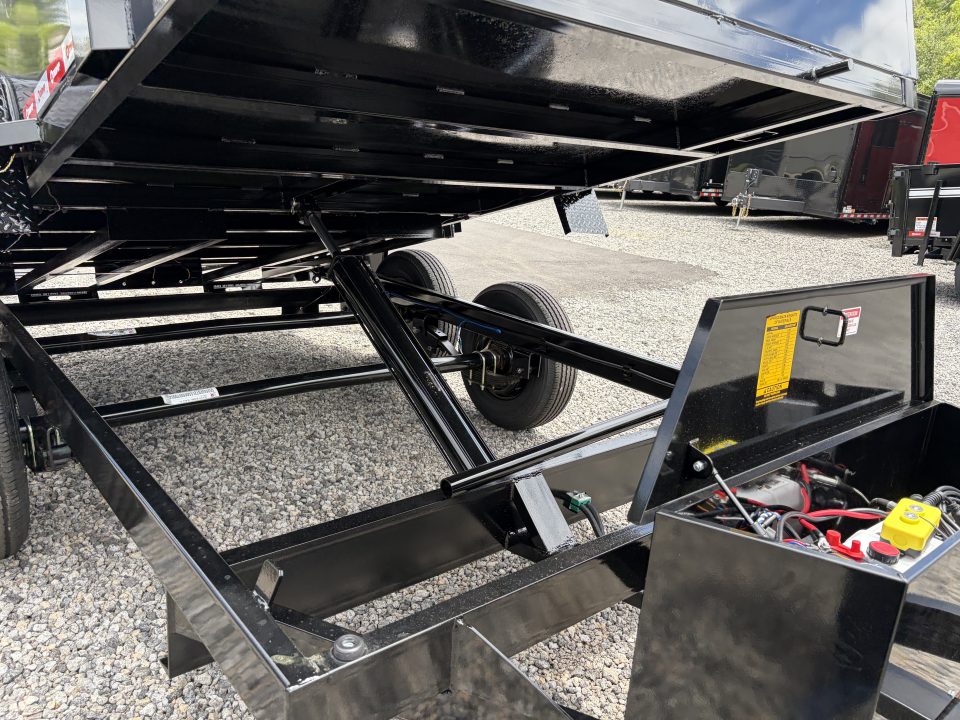 New 2027 U-Dump 6X12 With 31" Sides, Pro-Lite Low-Profile Dump Trailer, 10K GVWR, Tarp & Roller, Slide-Out Ramps