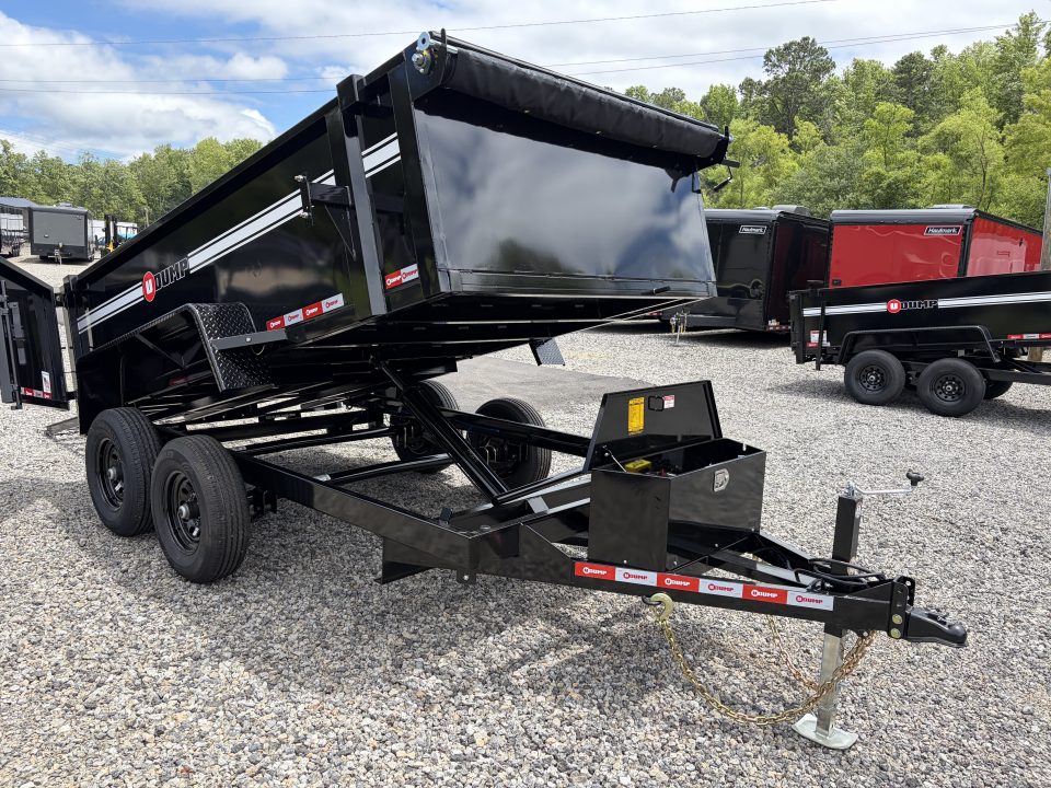 New 2027 U-Dump 6X12 With 31" Sides, Pro-Lite Low-Profile Dump Trailer, 10K GVWR, Tarp & Roller, Slide-Out Ramps