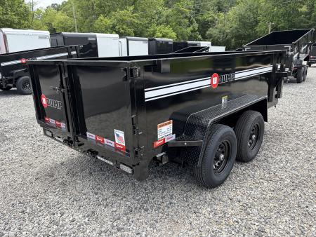 New 2027 U-Dump 6X12 With 31" Sides, Pro-Lite Low-Profile Dump Trailer, 10K GVWR, Tarp & Roller, Slide-Out Ramps