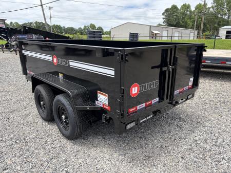 New 2027 U-Dump 6X12 With 31" Sides, Pro-Lite Low-Profile Dump Trailer, 10K GVWR, Tarp & Roller, Slide-Out Ramps