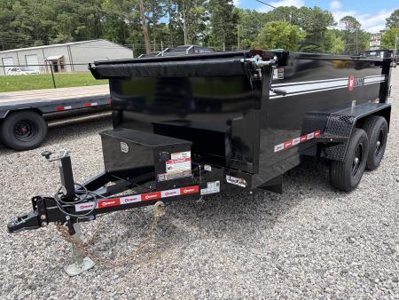 New 2027 U-Dump 6X12 With 31" Sides, Pro-Lite Low-Profile Dump Trailer, 10K GVWR, Tarp & Roller, Slide-Out Ramps