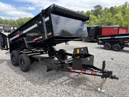 New 2027 U-Dump 6X12 With 31  Sides, Pro-Lite Low-Profile Dump Trailer, 10K GVWR, Tarp & Roller, Slide-Out Ramps