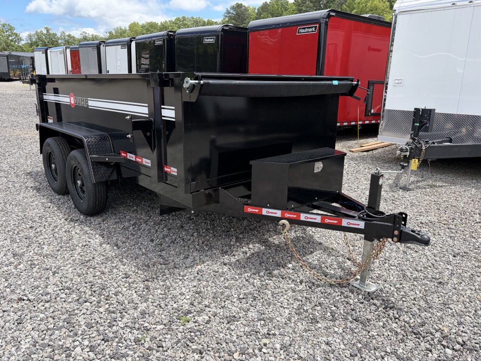 New 2027 U-Dump 6X12 With 31" Sides, Pro-Lite Low-Profile Dump Trailer, 10K GVWR, Tarp & Roller, Slide-Out Ramps