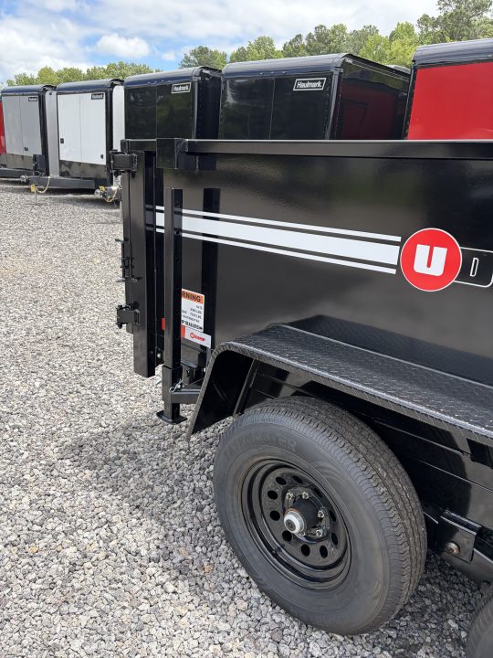 New 2027 U-Dump 6X12 With 31" Sides, Pro-Lite Low-Profile Dump Trailer, 10K GVWR, Tarp & Roller, Slide-Out Ramps