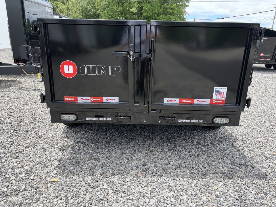 New 2027 U-Dump 6X12 With 31" Sides, Pro-Lite Low-Profile Dump Trailer, 10K GVWR, Tarp & Roller, Slide-Out Ramps
