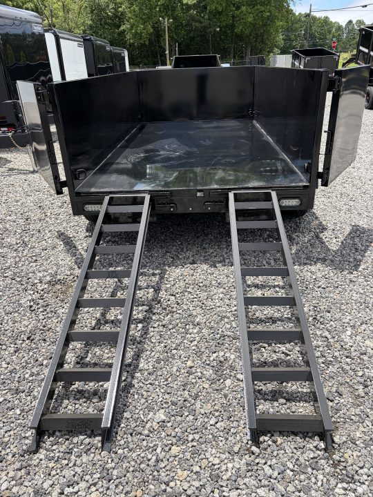 New 2027 U-Dump 6X12 With 31" Sides, Pro-Lite Low-Profile Dump Trailer, 10K GVWR, Tarp & Roller, Slide-Out Ramps