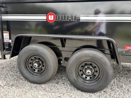 New 2027 U-Dump 6X12 With 31" Sides, Pro-Lite Low-Profile Dump Trailer, 10K GVWR, Tarp & Roller, Slide-Out Ramps