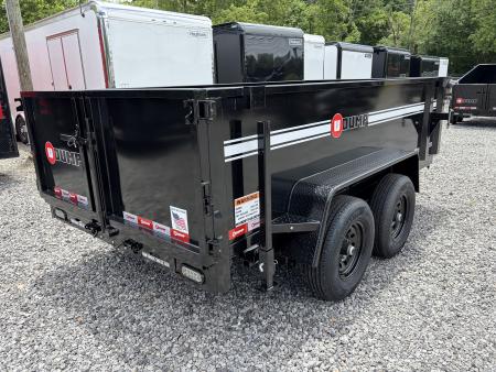 New 2027 U-Dump 6X12 With 31" Sides, Pro-Lite Low-Profile Dump Trailer, 10K GVWR, Tarp & Roller, Slide-Out Ramps