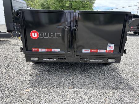 New 2027 U-Dump 6X12 With 31" Sides, Pro-Lite Low-Profile Dump Trailer, 10K GVWR, Tarp & Roller, Slide-Out Ramps