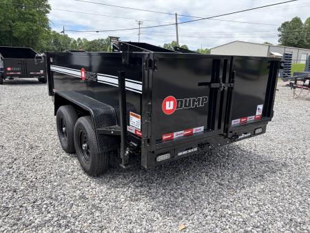 New 2027 U-Dump 6X12 With 31" Sides, Pro-Lite Low-Profile Dump Trailer, 10K GVWR, Tarp & Roller, Slide-Out Ramps