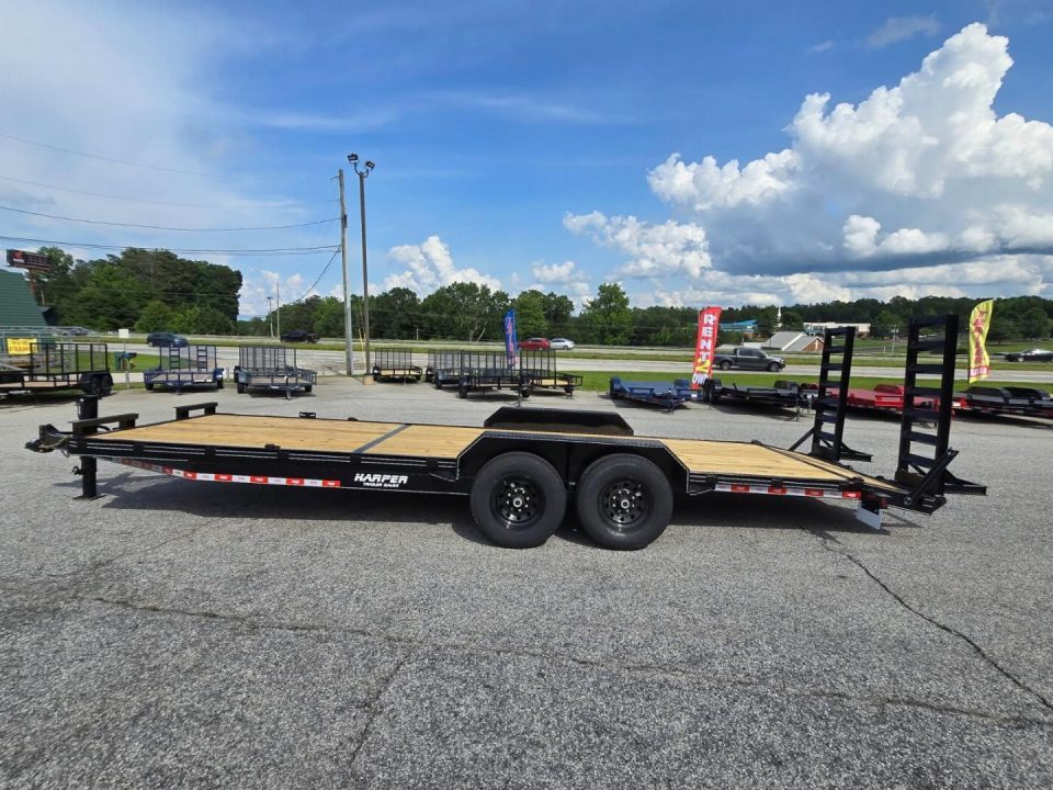 New 2026 82X24 14K EQUIPMENT HAULER WITH MESH CHAIN BOX AND RUB RAIL