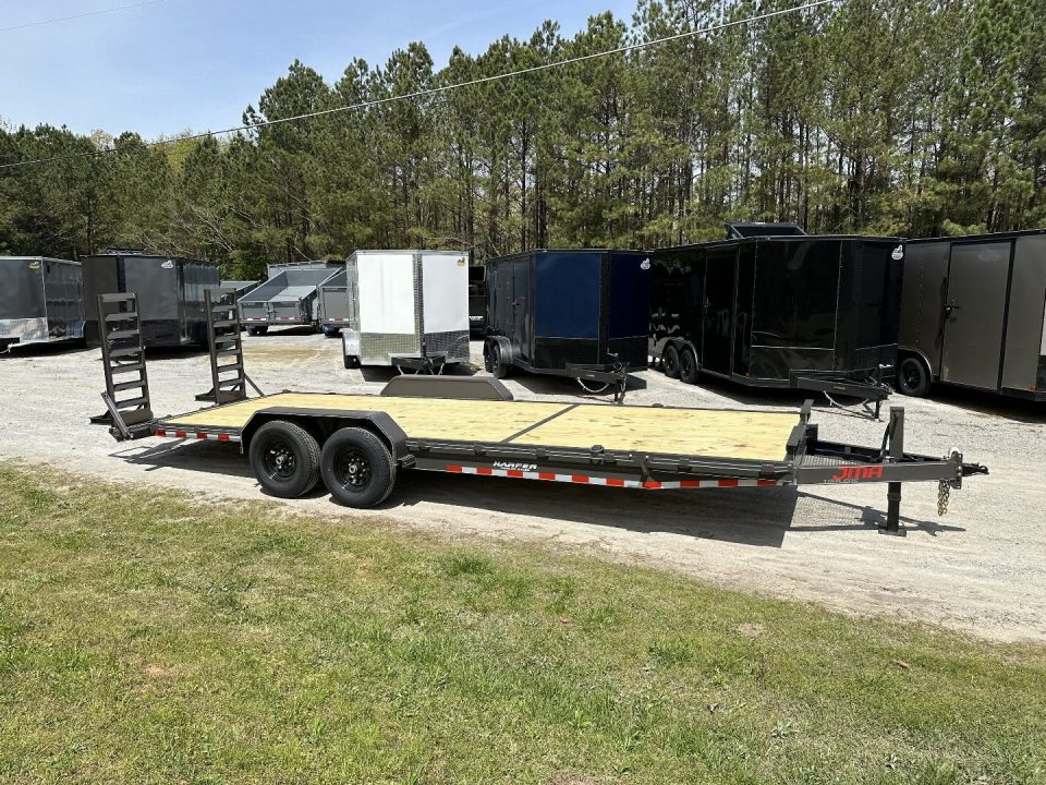 New 2026 82X24 14K EQUIPMENT HAULER WITH MESH CHAIN BOX AND RUB RAIL